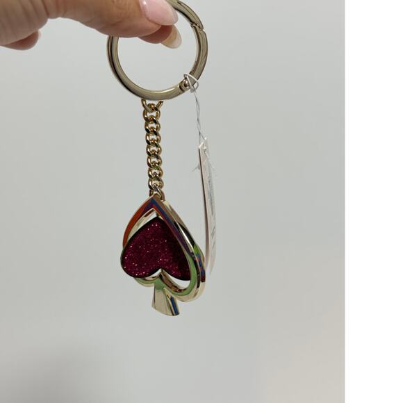 Kate Spade Swivel Spade Charm Key Chain Bag Charm - Picture 4 of 9
